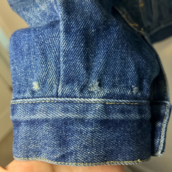 Vintage Y2K Postcard Patch Denim Jacket - Picture 13 of 16